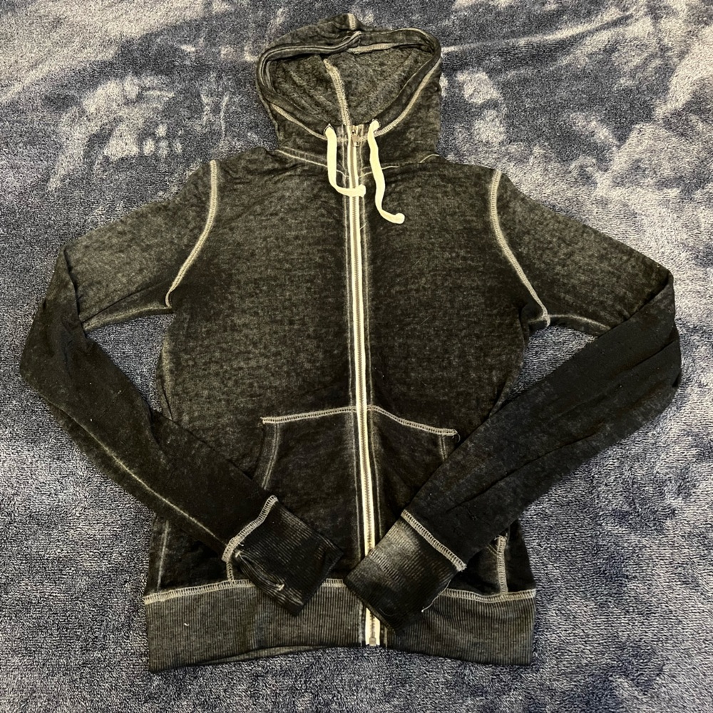 SO Charcoal Zip Hoodie